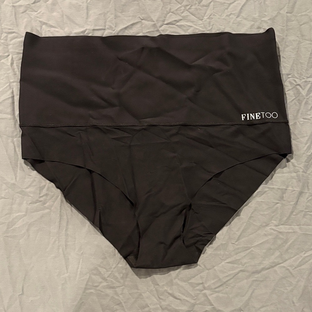 Women's Black High-Waist Shapewear Briefs
